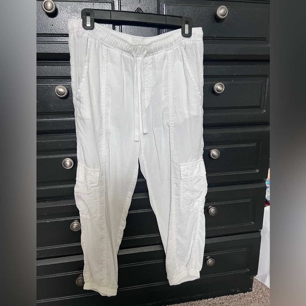 Cloth and Stone/ Anthropologie White Pants